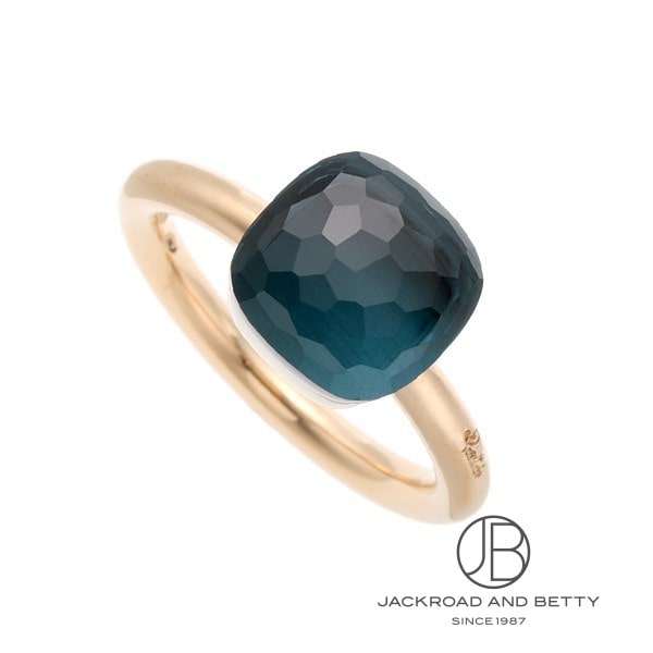 ロンドンブルートパーズ ヌード リング クラシック