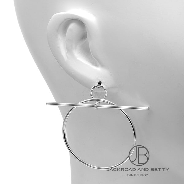 ループ MM ピアス[H114504B 00] Loop MM Earrings | エルメス 新品