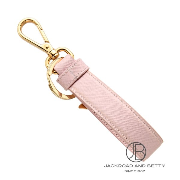 サフィアーノレザー キーリング[1PP142_053_F0E18] Saffiano Leather