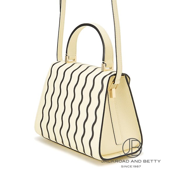 ミニ イジィデ インターシャ ホワイト 白[] Iside Top Handle Mini Bag