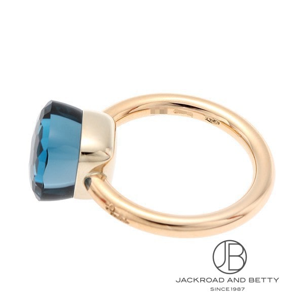 ロンドンブルートパーズ ヌード リング クラシック