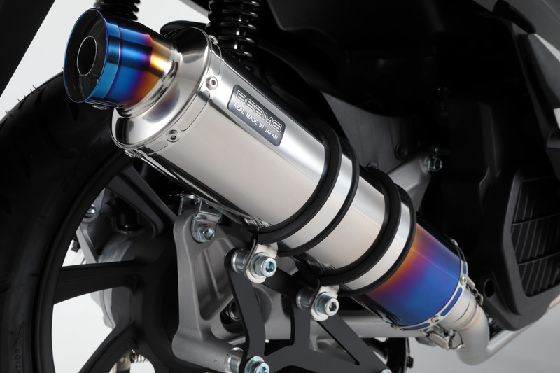 CORSA-EVOⅡ ヒートチタン フルエキゾースト：PCX125：2018〜：政府