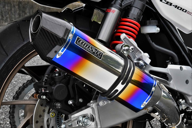 CB400SF NC42用BEAMSマフラー BEAMS（ビームス） バイク マフラー CB400SB/SF 2BL-NC42 R-EVO ヒート