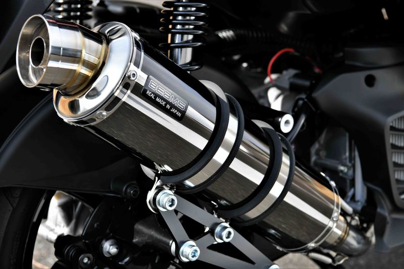 R-EVO スーパーメタルブラック フルエキゾースト：シグナス グリファス