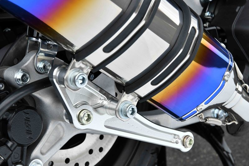 CORSA-EVOⅡ ヒートチタン フルエキゾースト：PCX125：2023〜：政府