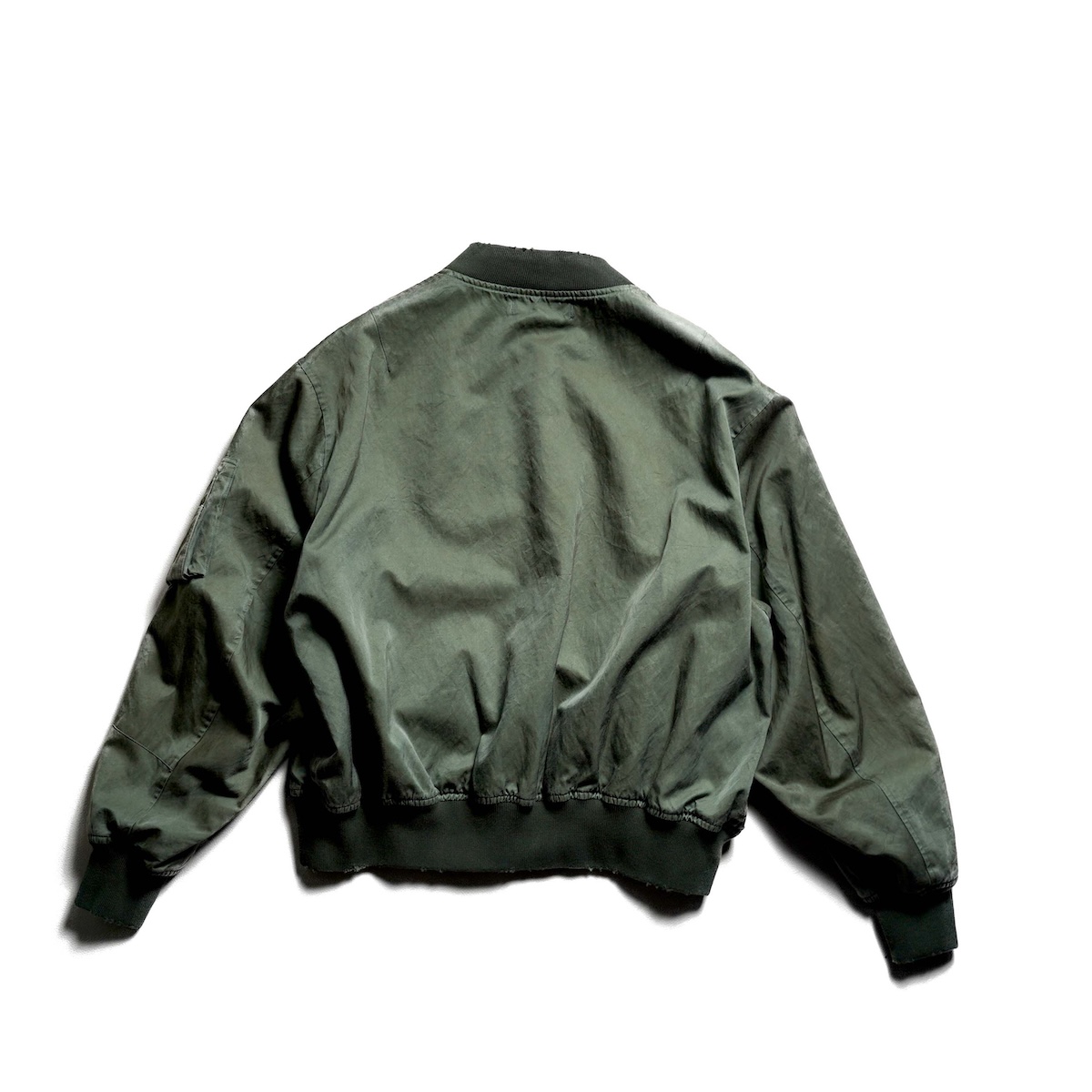 A.PRESSE / Vintage Silk Light B-15C Flight Jacket (Sage)