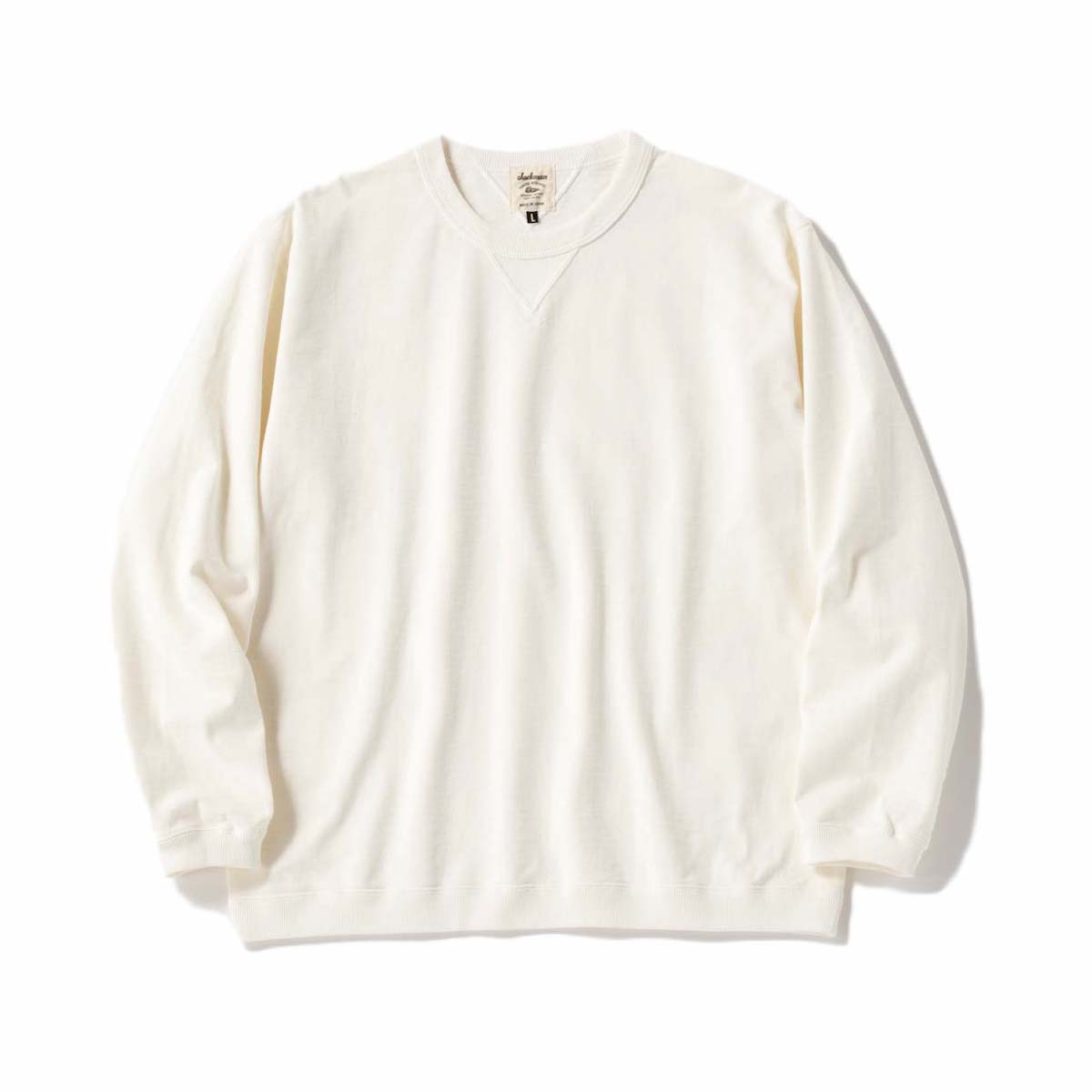 Jackman / Dotsume Rib LS T-Shirt (offwhite)