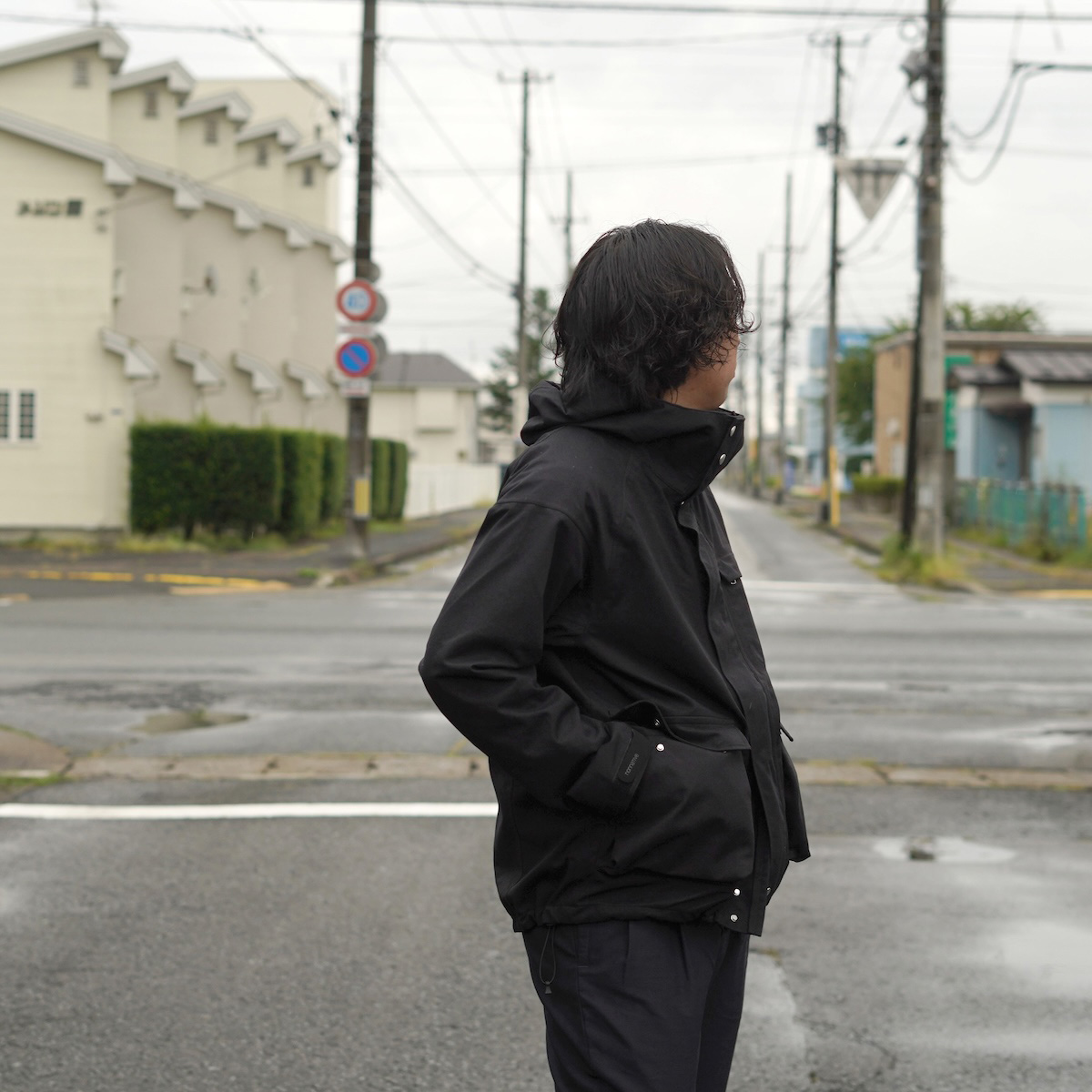 nonnative / EXPLORER JACKET N/P TWILL GORE-TEX 2L (Black)