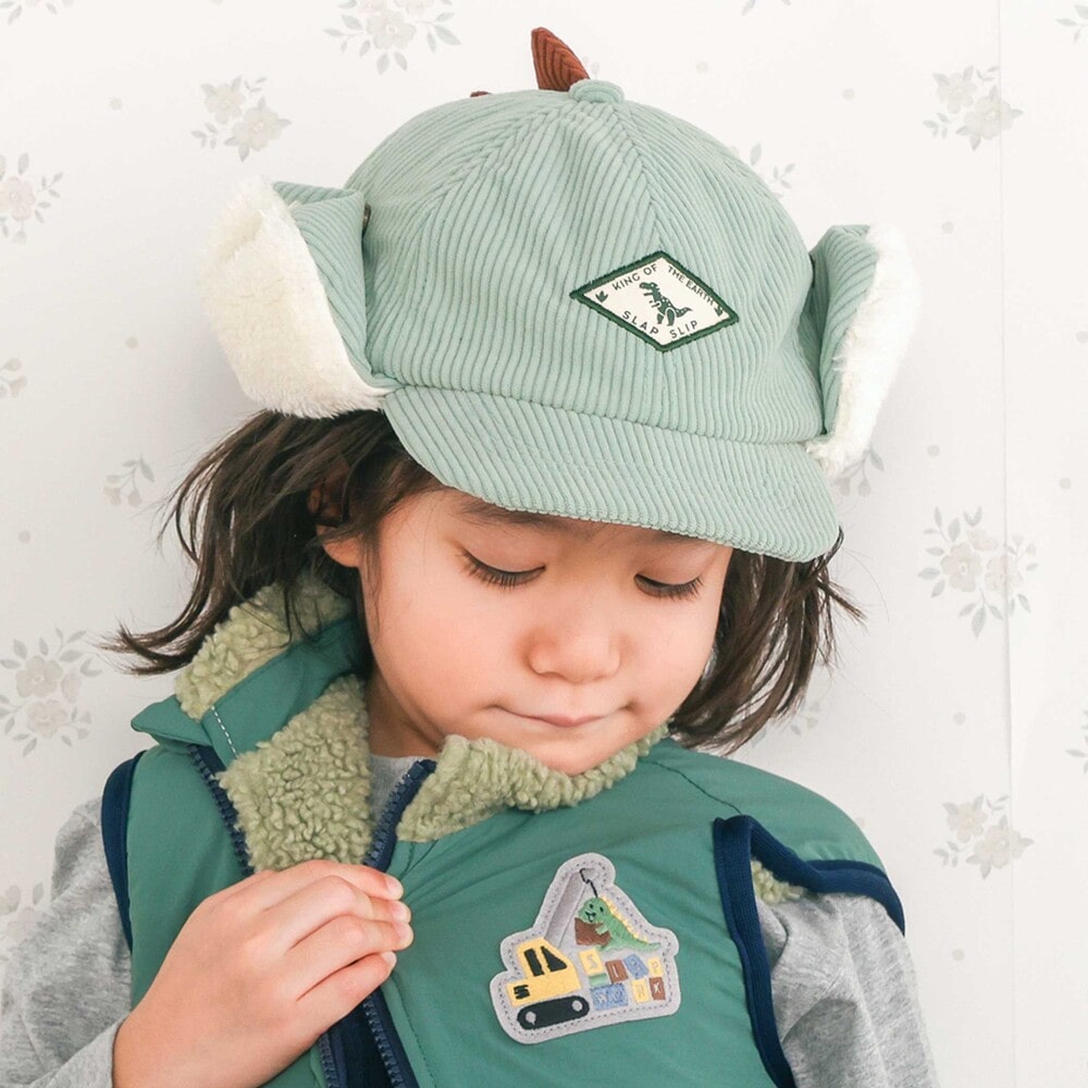 ツンツントサカ恐竜フライトキャップ(52~54cm)(S(52cm) グリーン