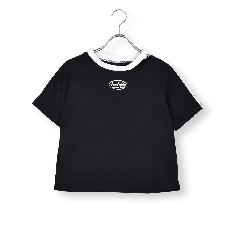 ネックカット推しカラーTシャツ(130~160cm)(130cm パープル): トップス