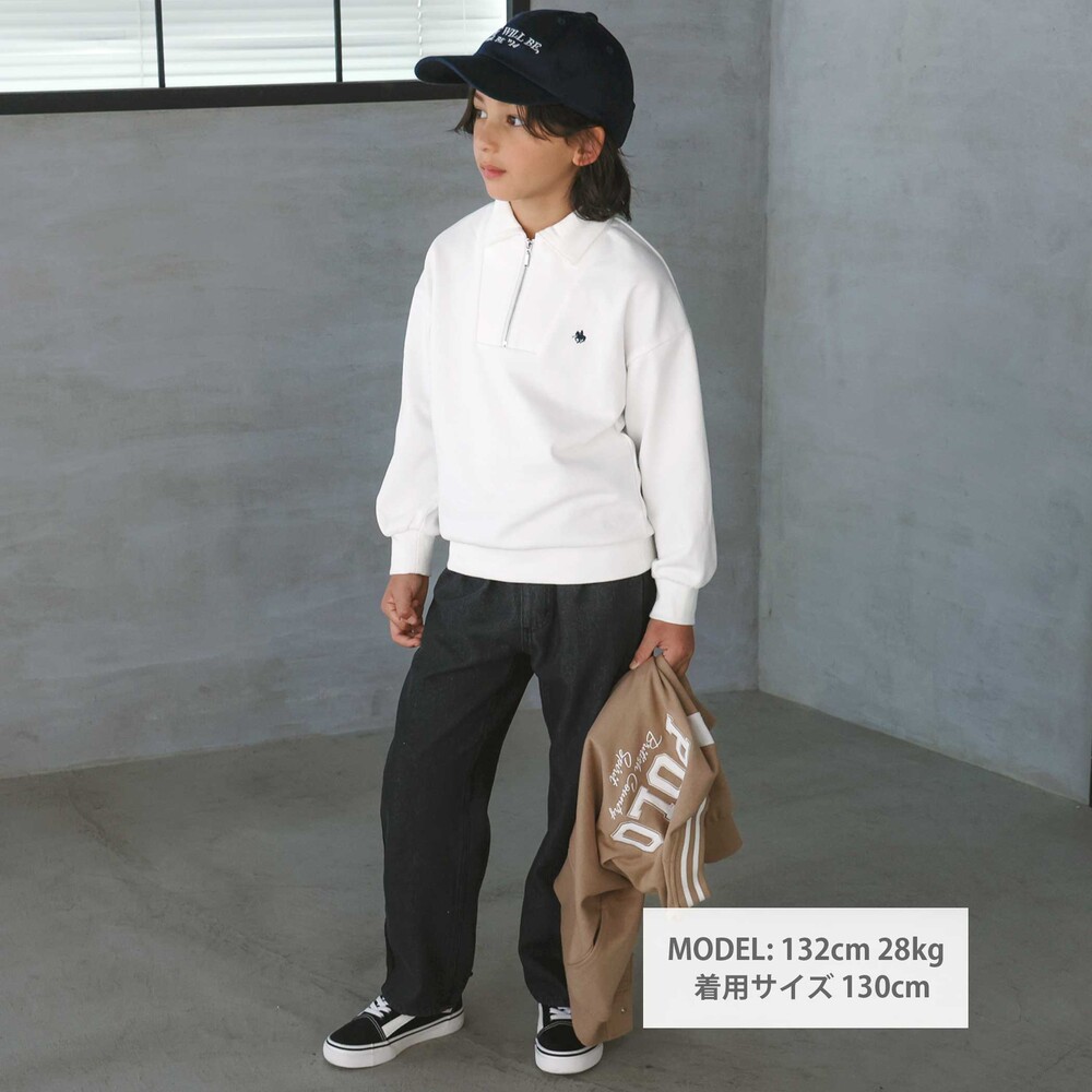 POLO BCS(ポロ・ビーシーエス)×nexchicコラボ】ミニ裏毛ジップ