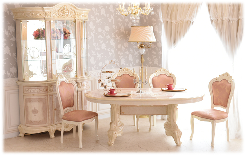 イタリア製 サルタレッリ ヴェルサイユ ダイニングテーブル IV