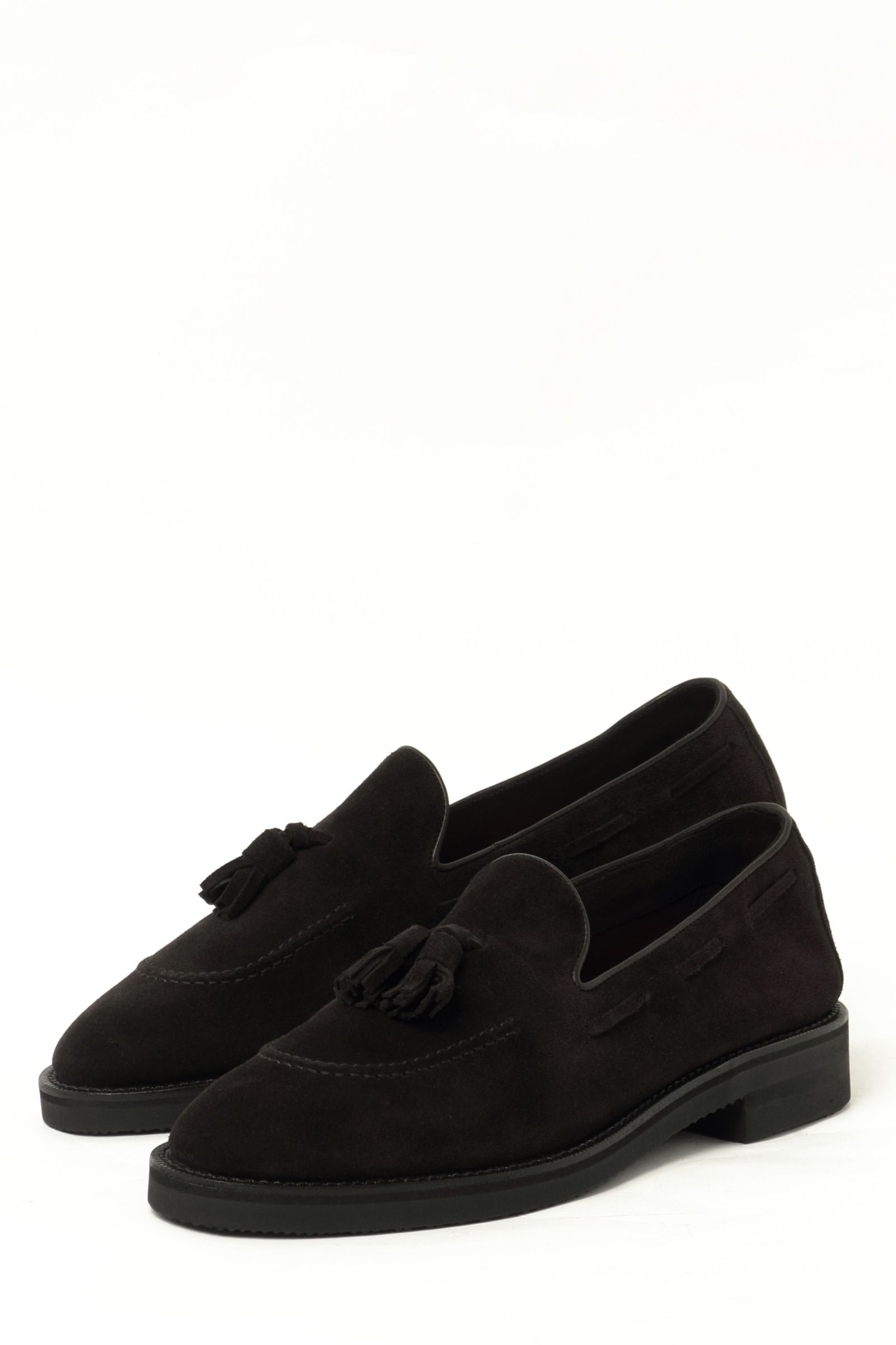 WH - 【ふにゃ男シリーズ】ヤヌスカーフ スエード タッセルローファー