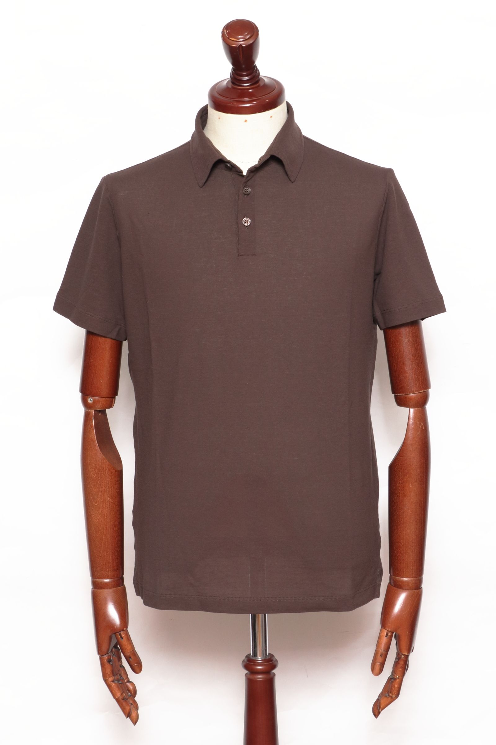 ZANONE - 815109 ZG380 アイスコットン 3Bポロシャツ / Z2201 ダーク