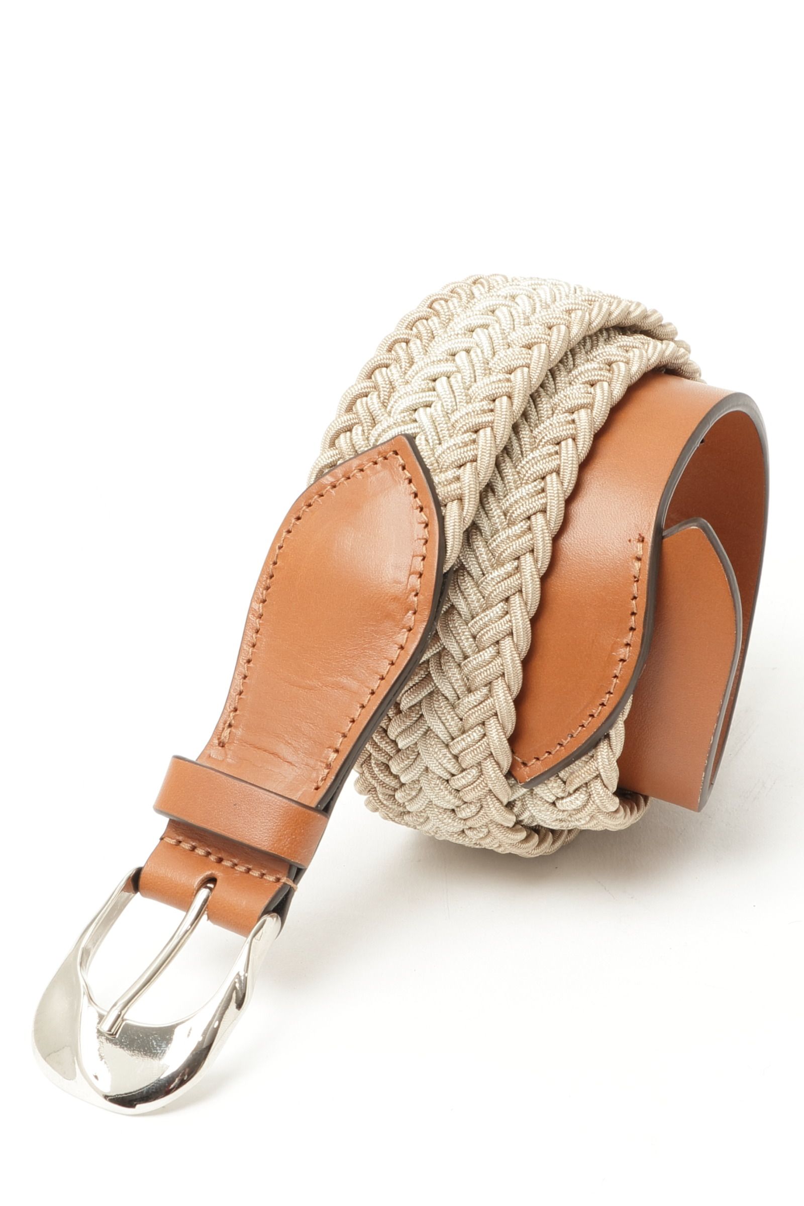 FATTORIA del CUOIO - 30mm幅 真鍮バックル レザーコンビネーション