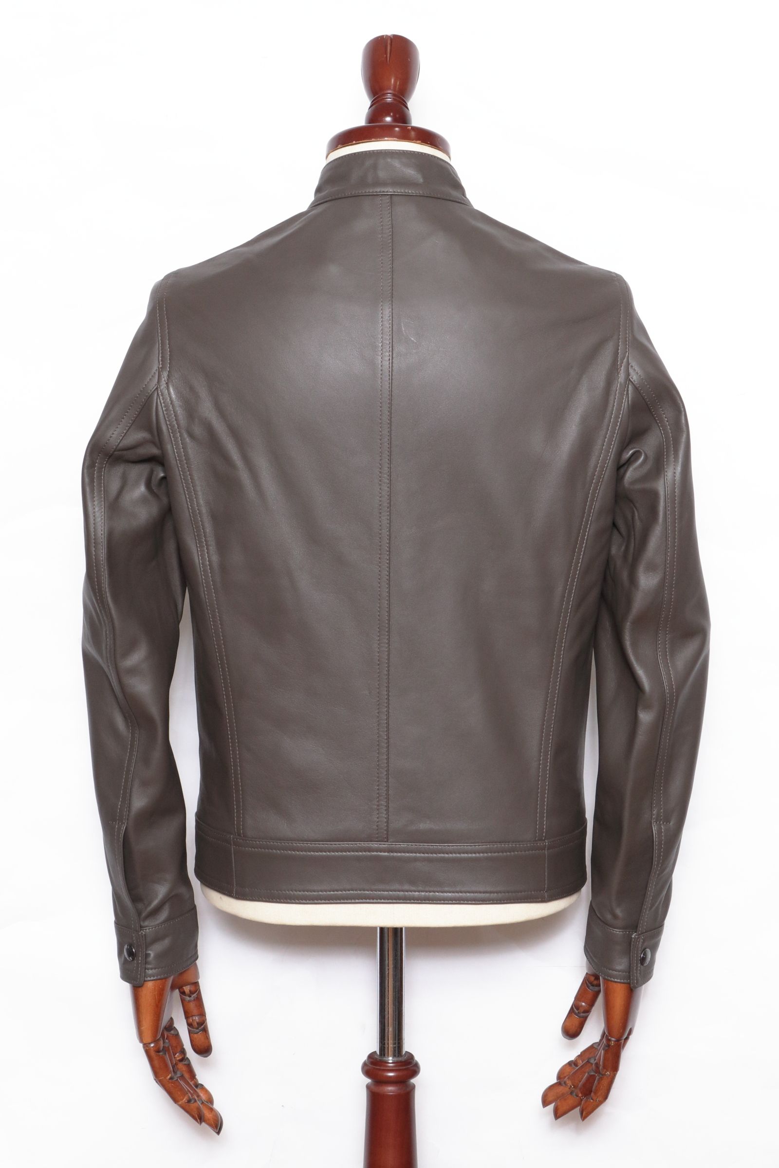 EMMETI - JURI ラムスキン ナッパレザー シングル ライダース レザー