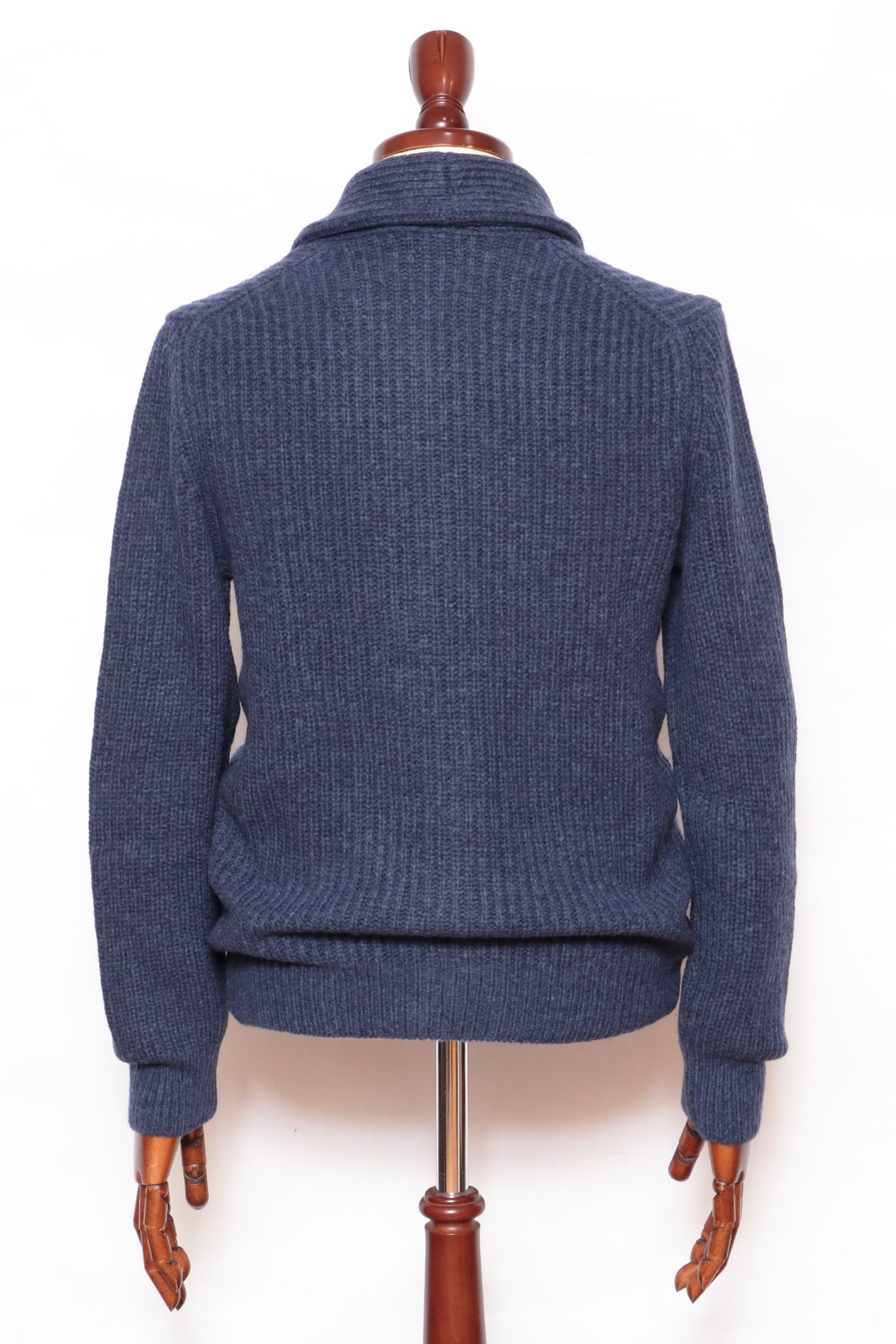 Gran Sasso - 5ゲージ ローゲージ ウールナイロン ショールカラー