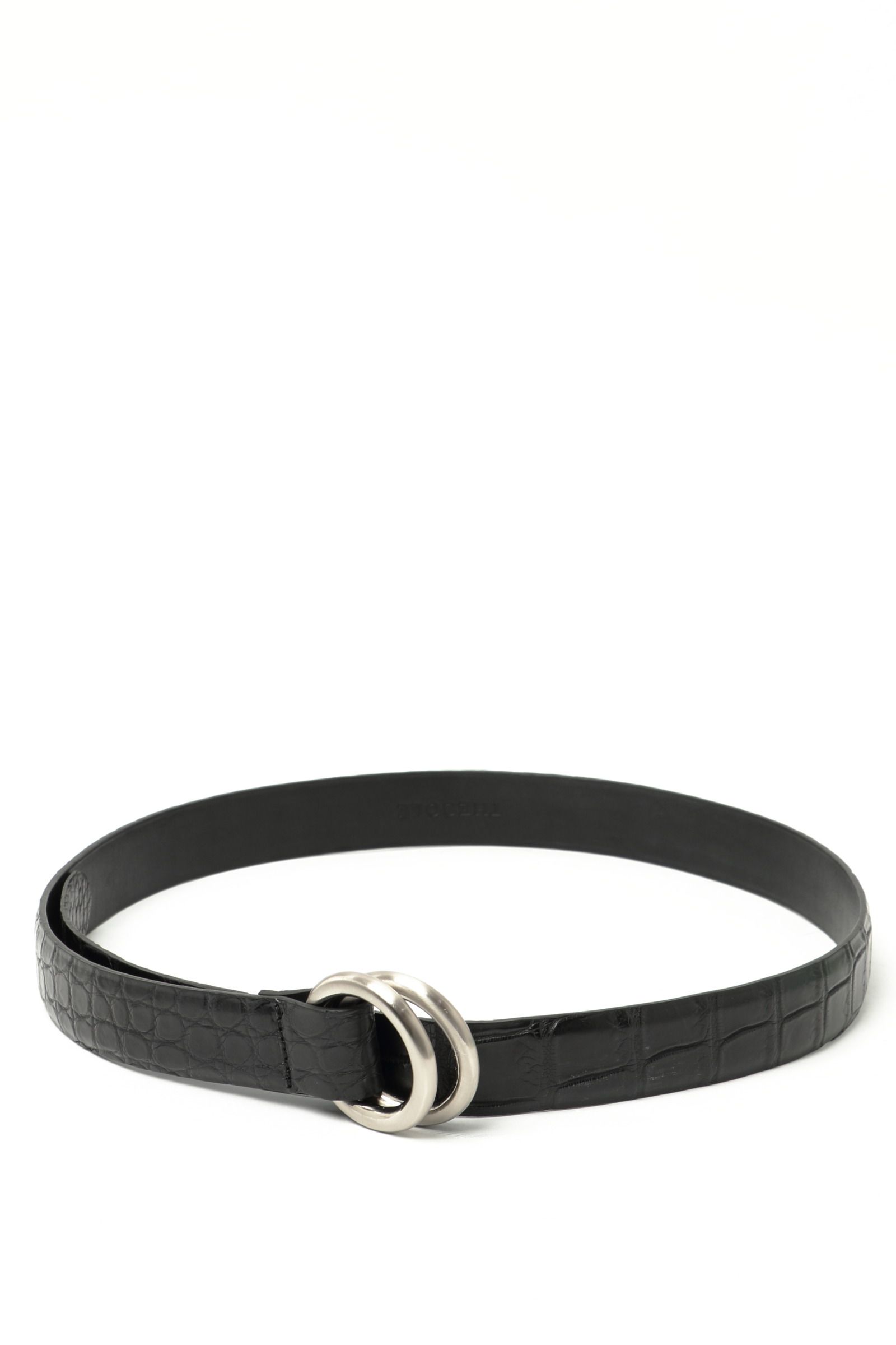 THE SOLE - SUPREME ダブルリングベルト クロコダイル 30mm幅