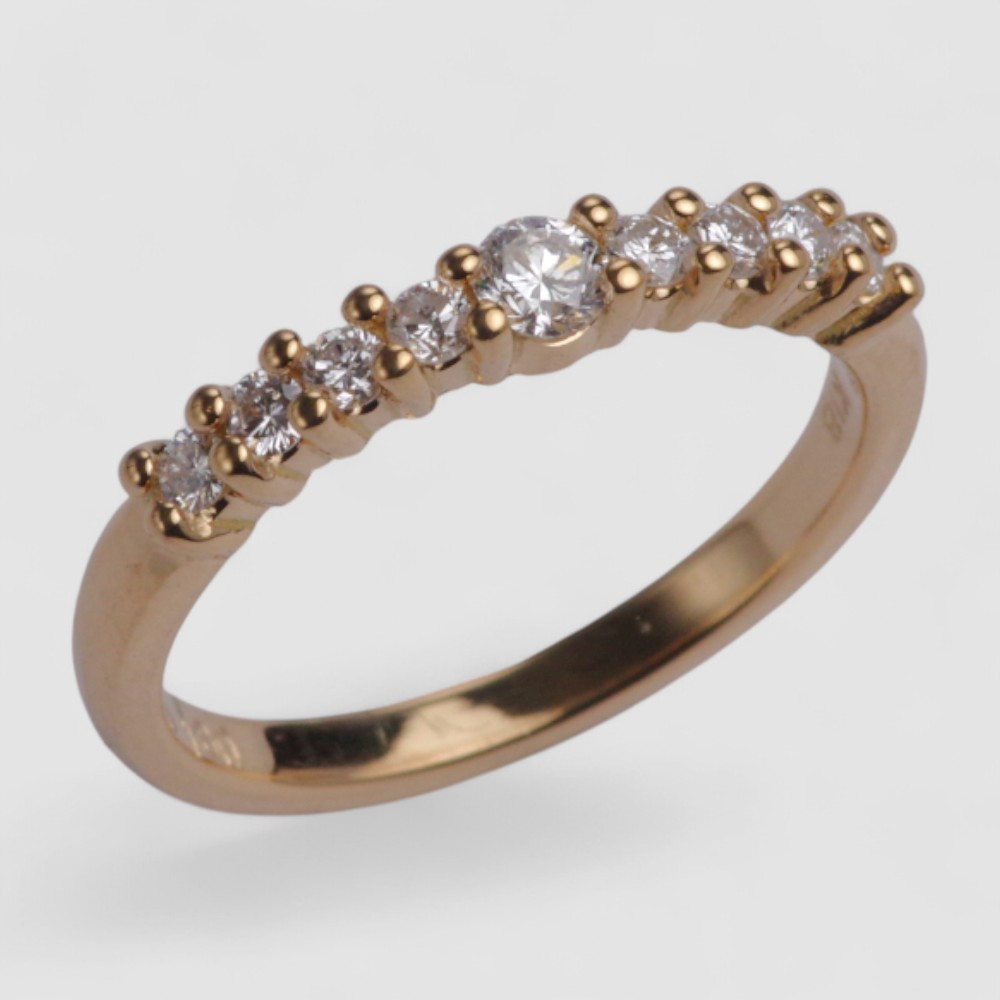 リフォーム事例】お持ちのダイヤでハーフエタニティリングへ