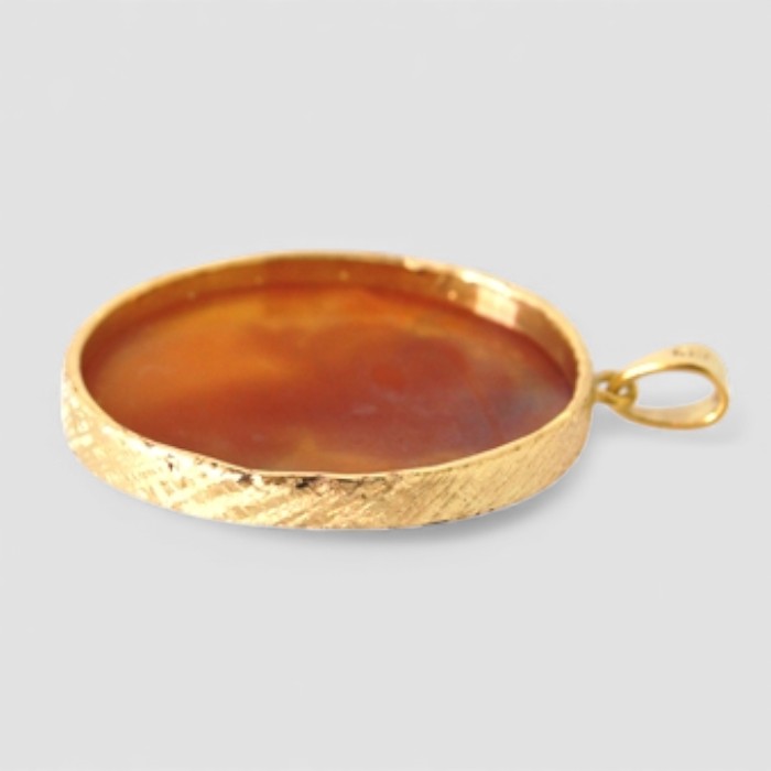 オーダー例】K18シェルカメオのペンダントトップ◇ベル宝飾オンライン