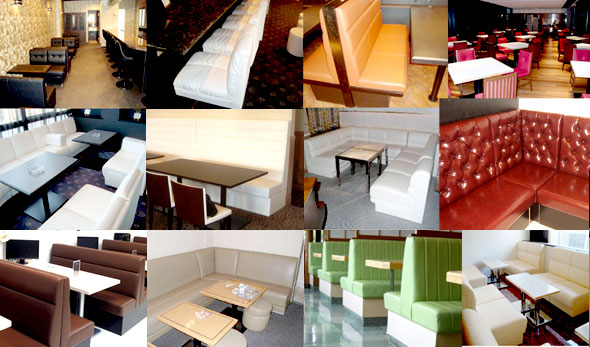 店舗家具ベンチ｜店舗用業務用飲食店用店舗家具のベンチソファー長椅子