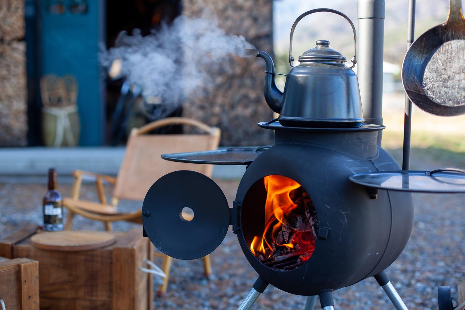 FIRESIDE（ファイヤーサイド）／レトロホーローケトル | 道具・ギア