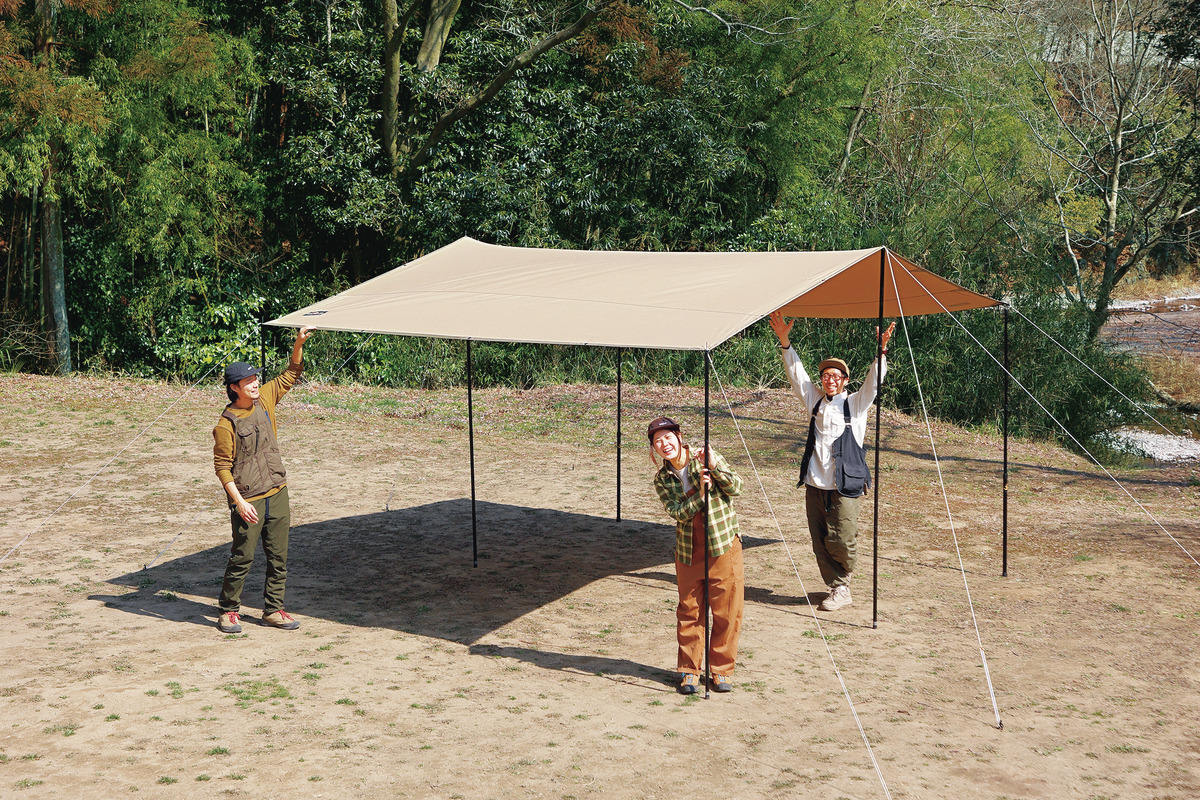 ogawa（オガワ）／フィールドタープ レクタT/C | 道具・ギア 【BE-PAL