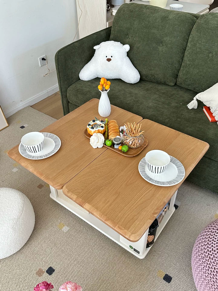 3WAY サイドテーブル 折りたたみ式 ローテーブルダイニングテーブル