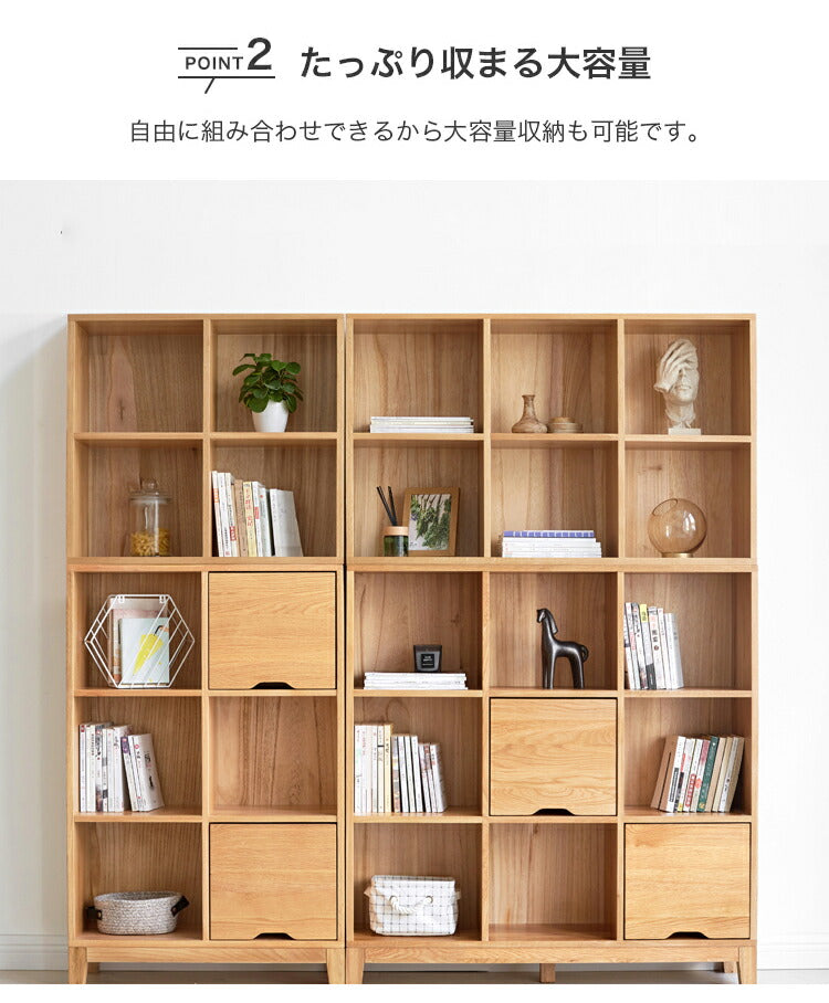 収納ボックス 完成品 シェルフ 組み合わせ h0390