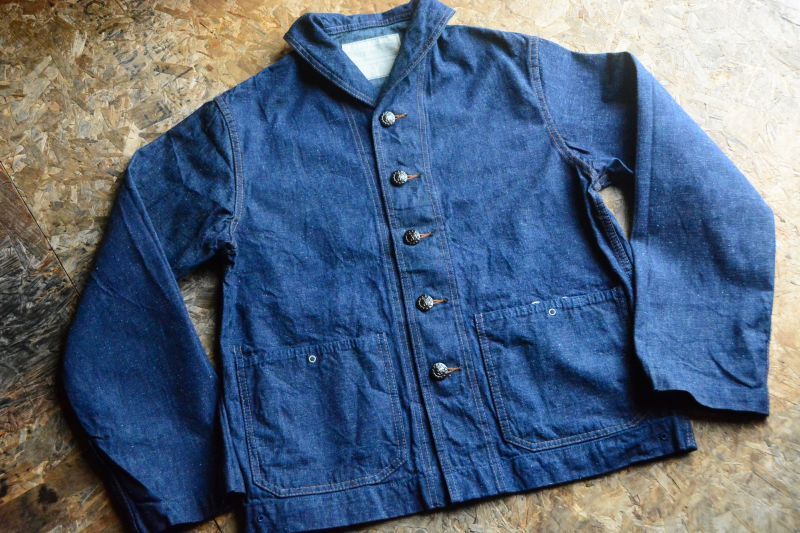 DALEE'S & CO2022AW期中 U.S.NAVYのショールカラーカバーオール「40s