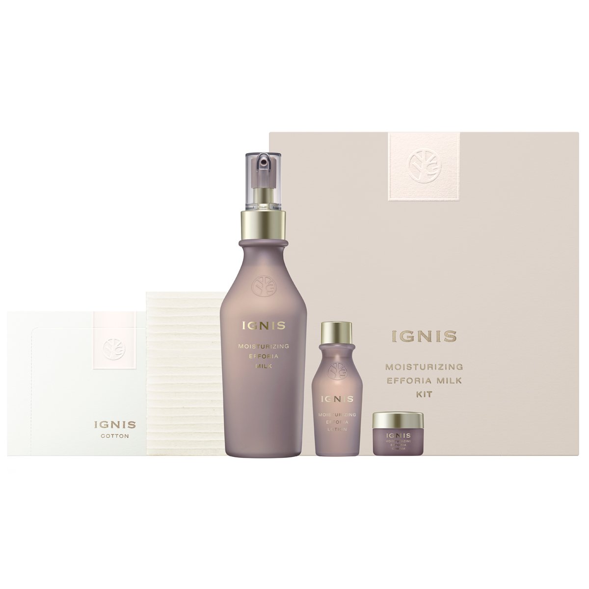 イグニス］モイスチュアライジング エフフォーリア ミルク キット