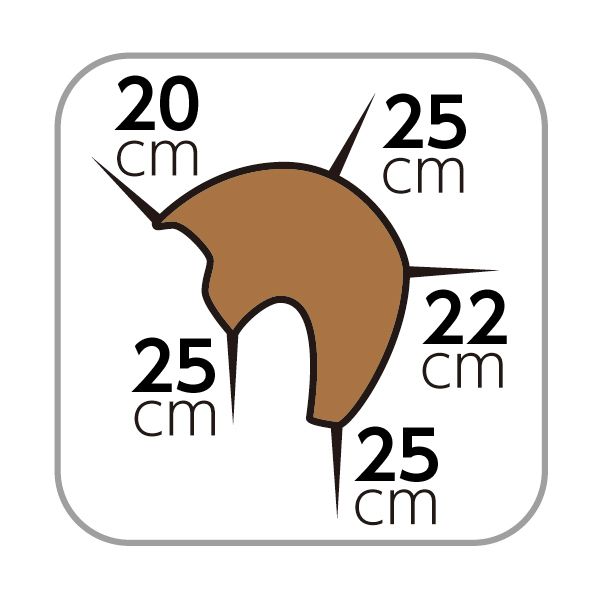 国家試験練習用ウイッグ S-27 (メイク有りタイプ・人毛100%)【3日間