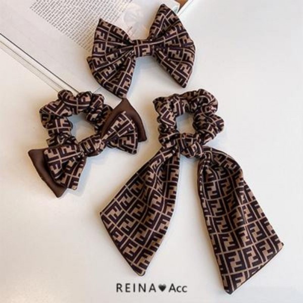 ハイブランドフェンディhairバッド韓国風芸能人愛用ヘアアクセサリー