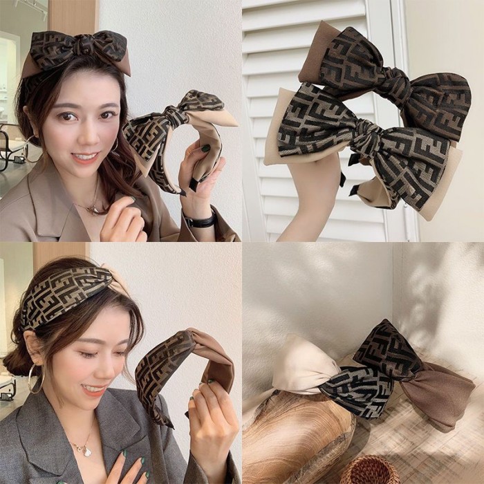 フェンディカチューシャ 蝶結び Fendi リボンヘアバンド かわいい