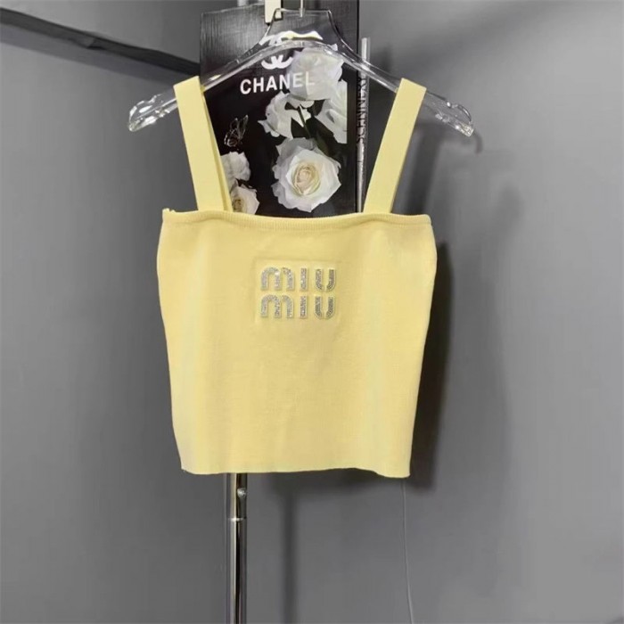 MiuMiuキャミソール ミュウミュウノースリーブ キャミソール ブラ