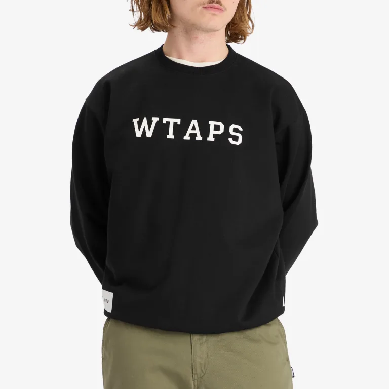 WTAPS ACADEMY / SWEATER / COTTON Black $1305! - BIY Roamer