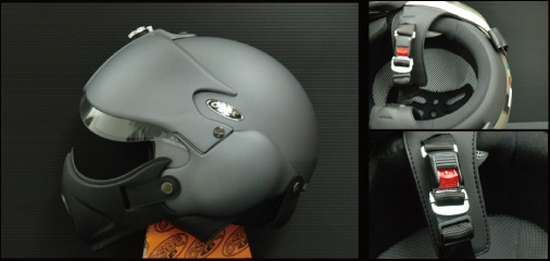 OSBEイタリア製パイロットヘルメット