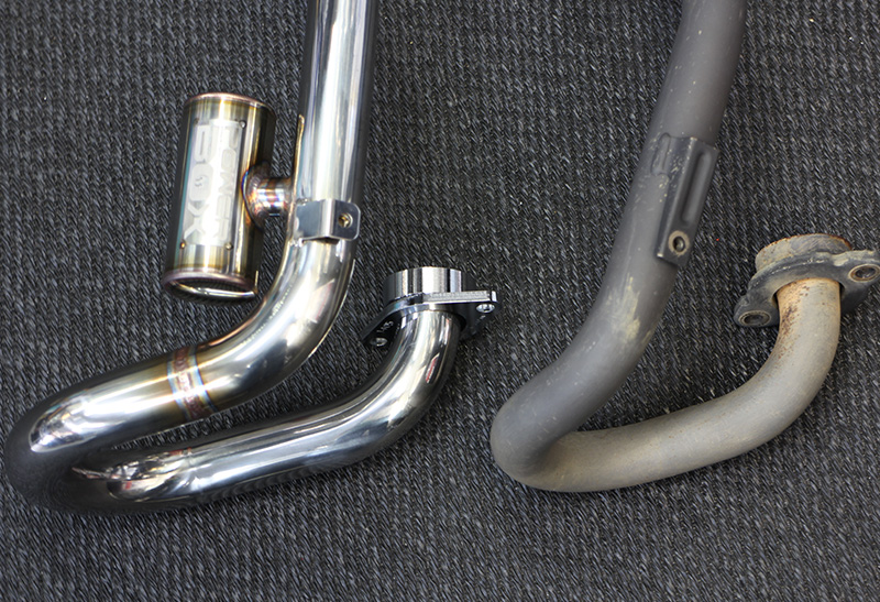 排気系カスタマイズの新スタイルとなるSP忠男のパワーボックスパイプ