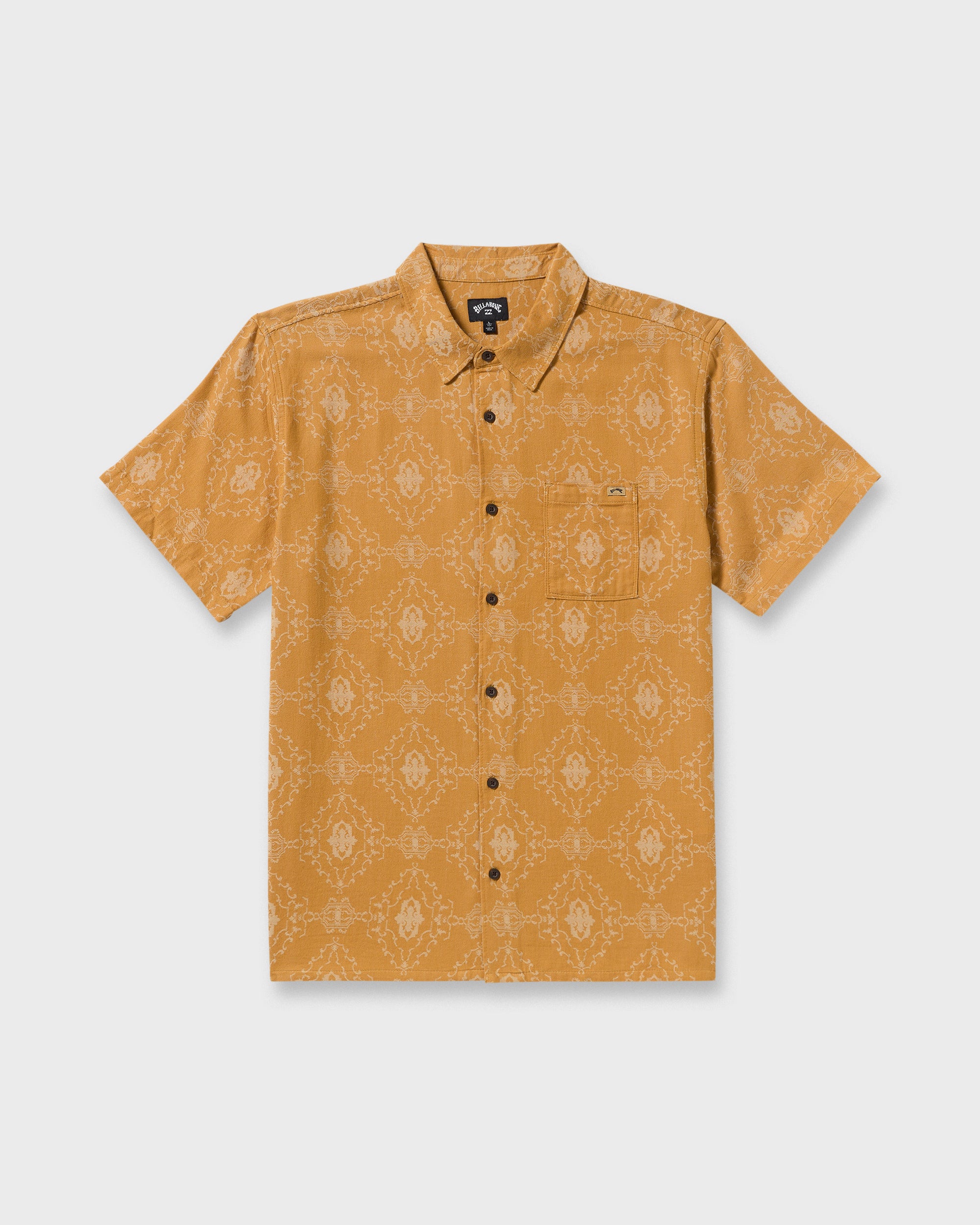 Sundays Jacquard Short Sleeve Shirt - Golden Haze | Billabong