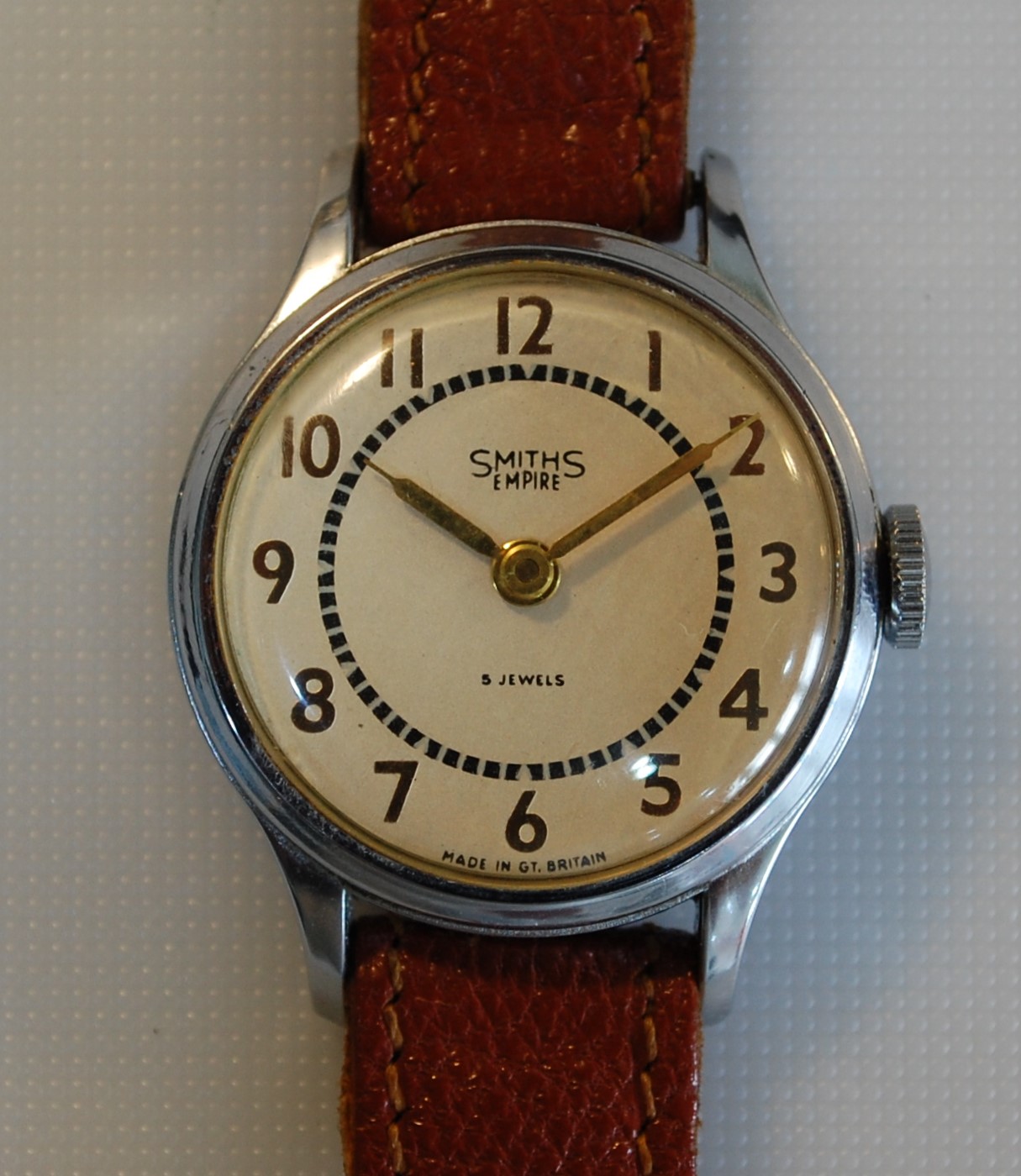 SOLD 1957 Smiths Empire with box and papers - Birth Year Watches