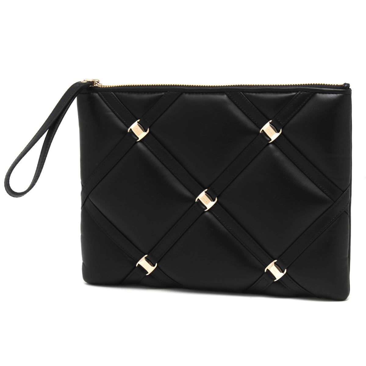 フェラガモ クラッチバッグ バッグ レディース ヴァラ ブラック 22D600