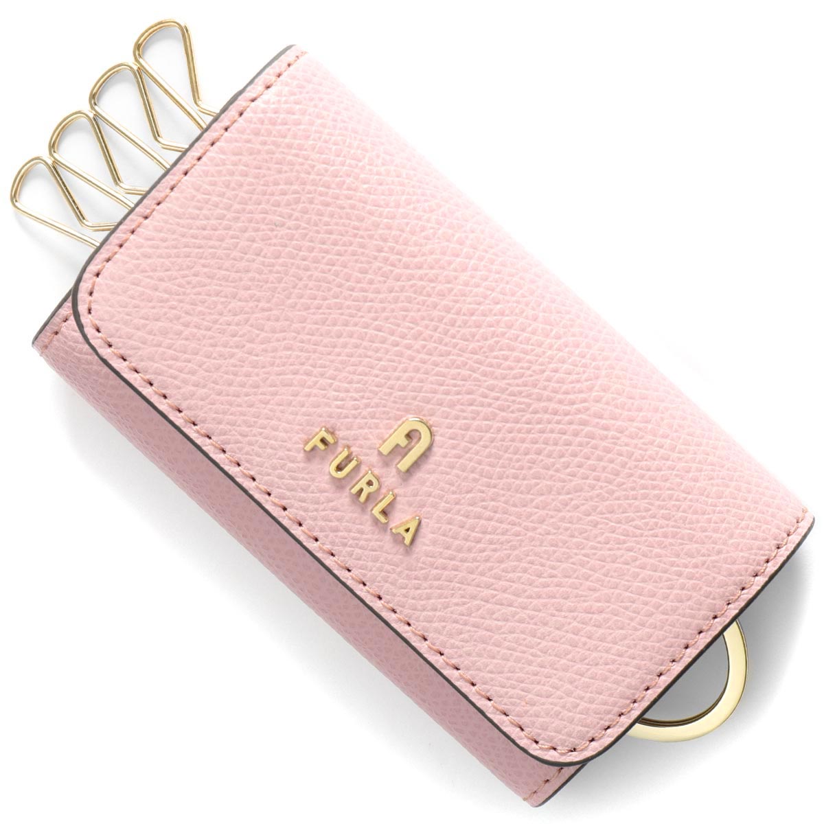 フルラ キーケース レディース カメリア バイカラー アルバピンク