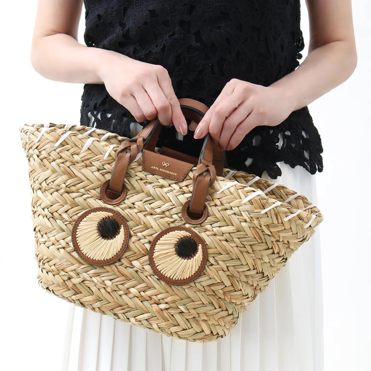 アニヤハインドマーチ バスケットバッグ/かごバッグ/ハンドバッグ