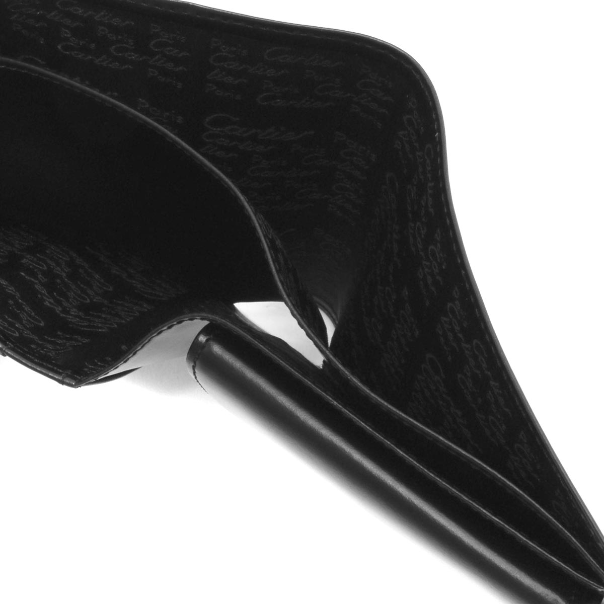 カルティエ 二つ折り財布 財布 メンズ パシャ ブラック L3000137