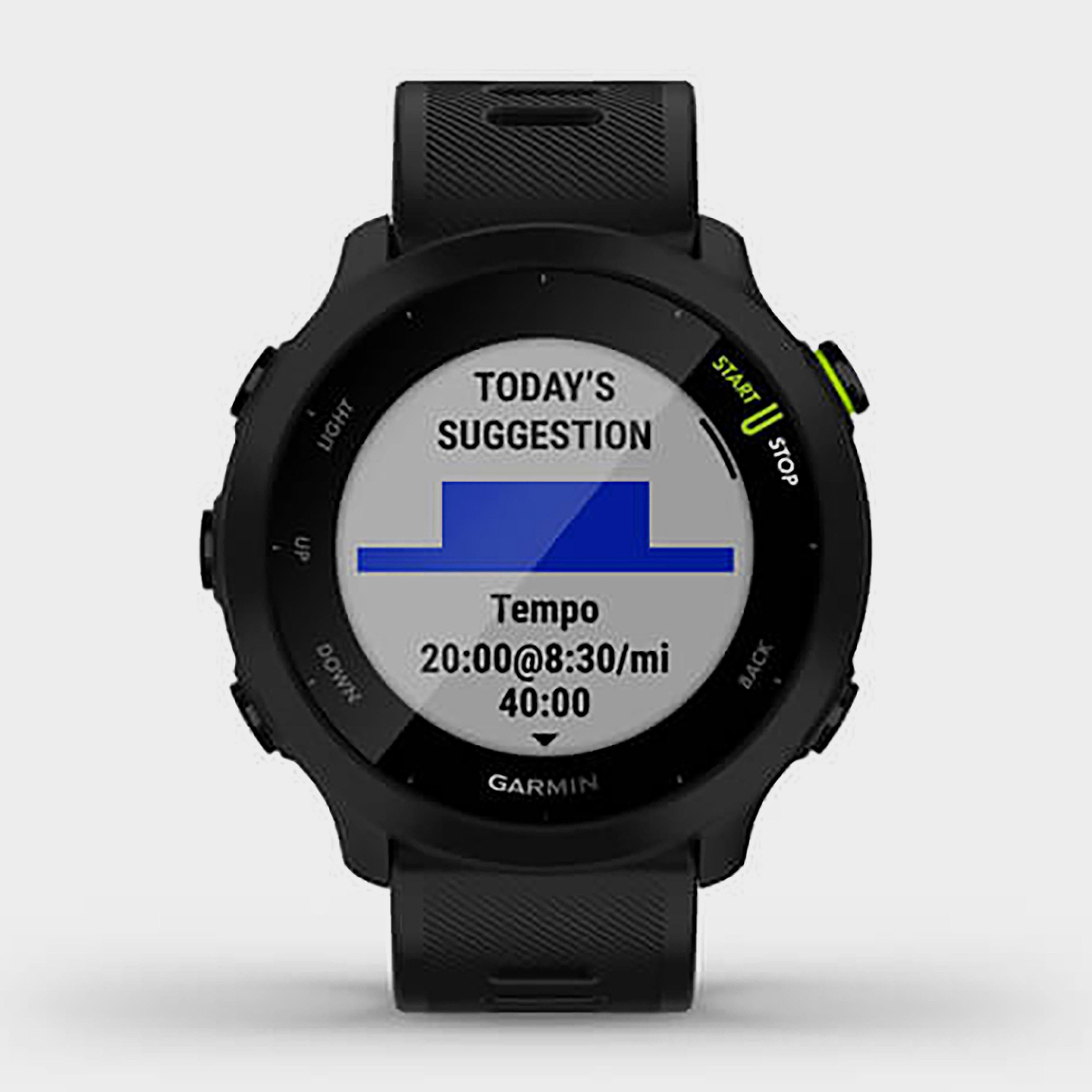 Black Garmin Forerunner 55 GPS Running Smartwatch – Blacks