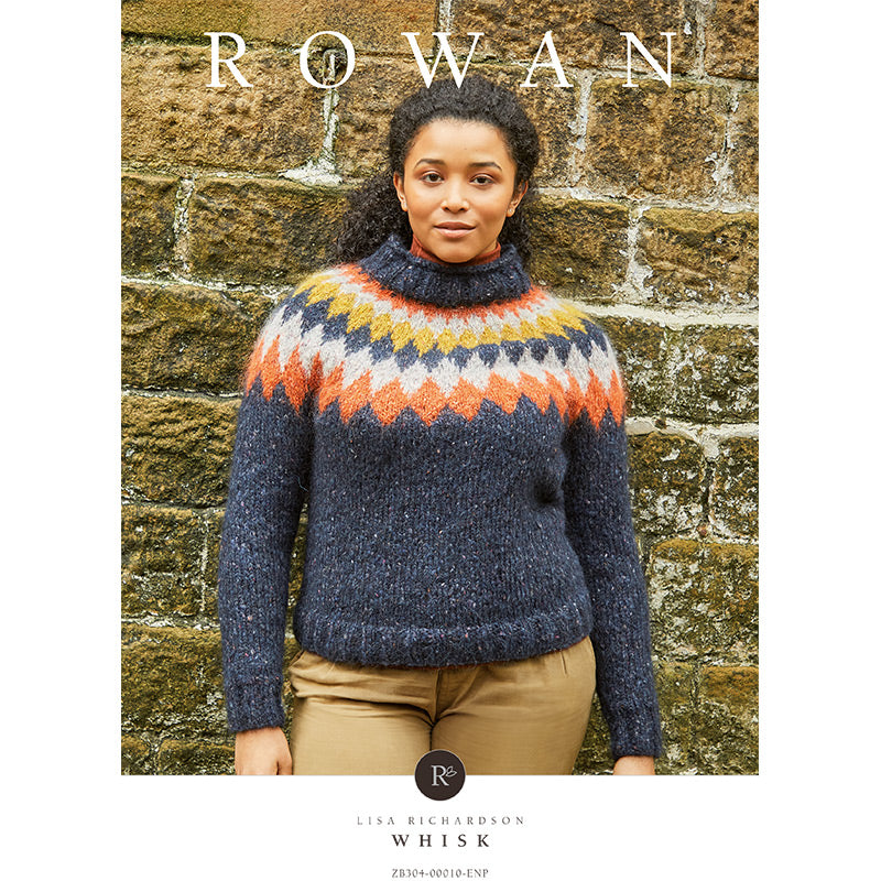 Buy Whisk Sweater in Rowan Tweed Haze - Digital Version – Black