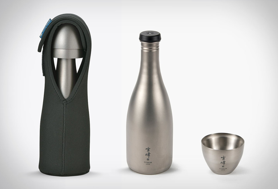 Titanium Sake Set