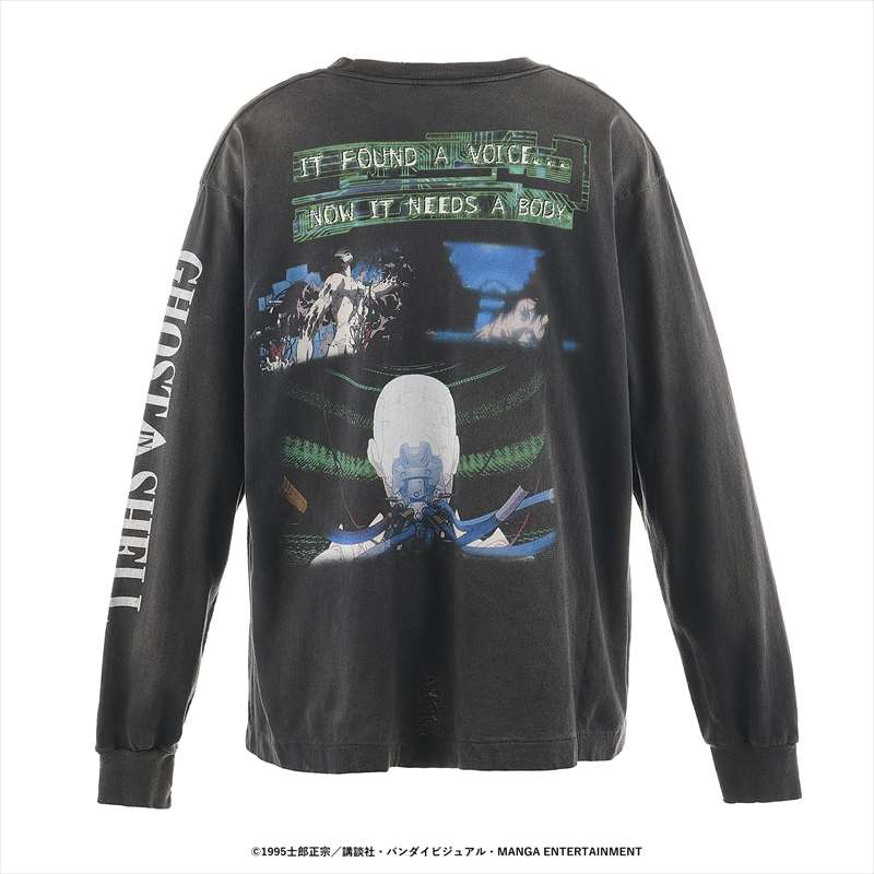 SAINT Mxxxxxx 攻殻機動隊(GHOST IN THE SHELL) GS_LS TEE ILYA GITS Black