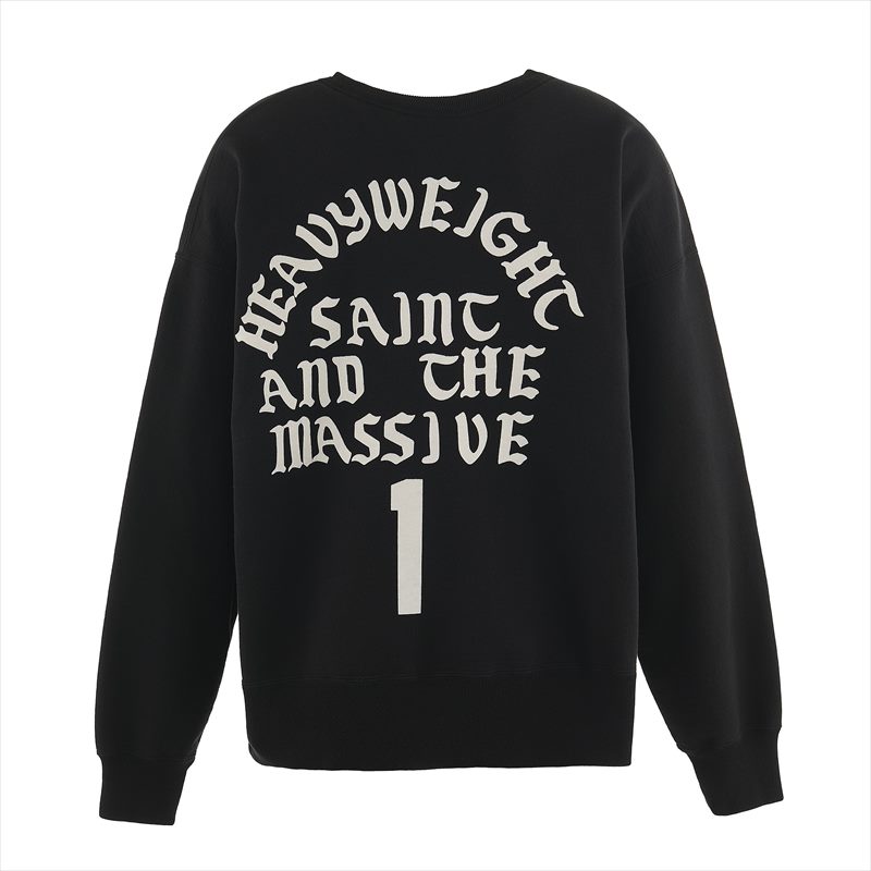 SAINT Mxxxxxx CREW SWT IT'S SAINT Black