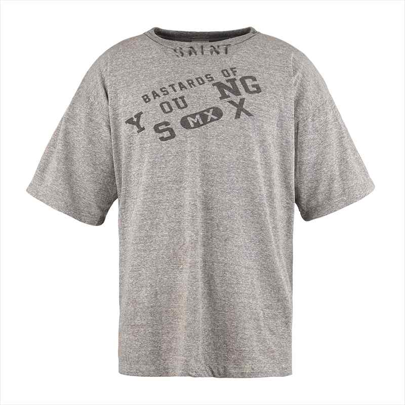 SAINT Mxxxxxx x BerBerJin BJ_SS TEE YOUNG Gray